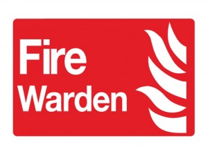 Fire Warden sign